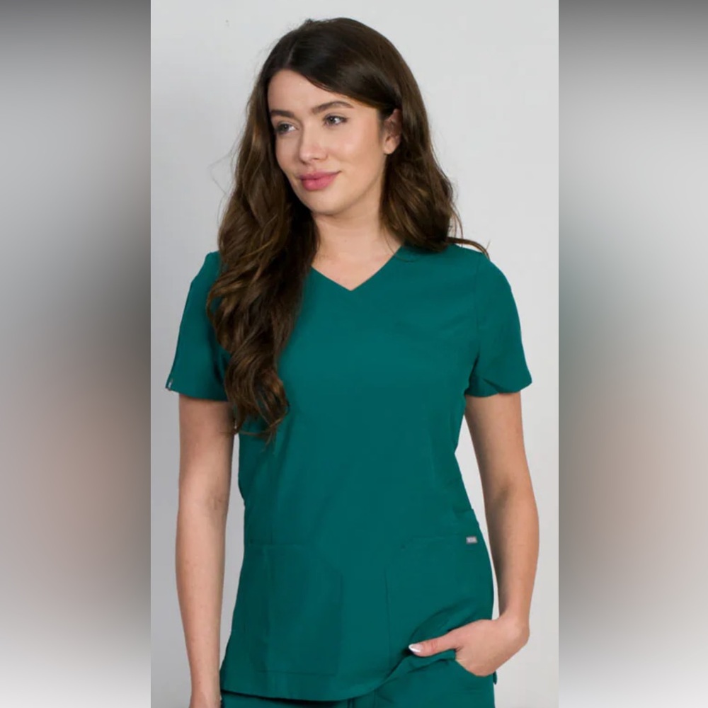 Medgear V-Neck Scrub Top